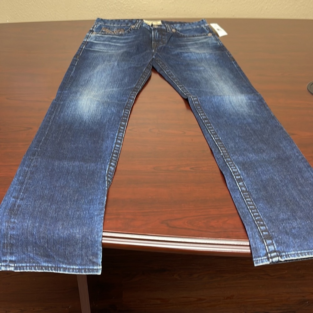 NWT Big Star Union Vintage Jeans Thick Stitch Embroidered